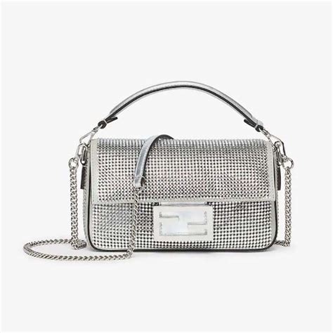 fendi mink baguette|fendi baguette silver.